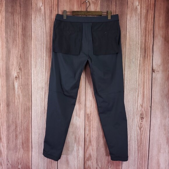 Lululemon Commission Pants Mens Size 34X30.5 Slim Fit Warpstreme Black M5439S - Picture 4 of 15
